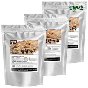 100% 정품 프리미엄 침향가루 분말 200g 인도네시아, 3개