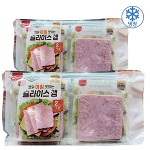 삼립 매일아침 슬라이스햄 160g x 4EA X 2SET [아이스박스] + 더메이런알콜티슈, 2개, 640g