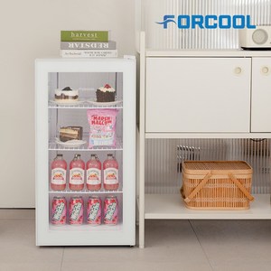 포쿨 미니 쇼케이스 냉장고 KVC-90 90L