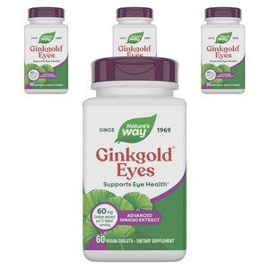 네이쳐스웨이 징크골드 아이즈 비건 타블렛, 60정, 4개