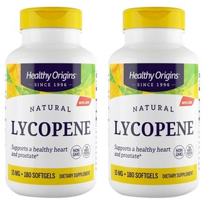 헬시오리진스 라이코펜 15mg 소프트젤, 180정, 2개
