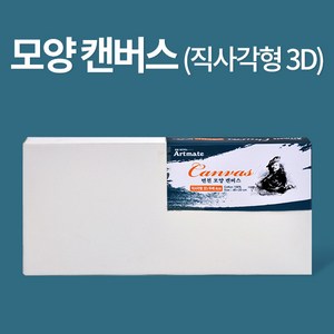 아트메이트 모양캔버스 직사각형 3D 40*20*4cm, 10세트