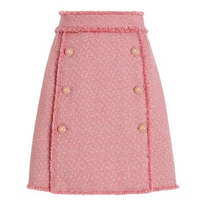 돌체앤가바나 DNA 로고 인그레이빙 미니 스커트, 핑크계열, Italy 46(KR 77)