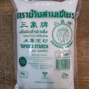 타피오카 전분 파우더 100% Tapioca starch 500g worldfood, 1개