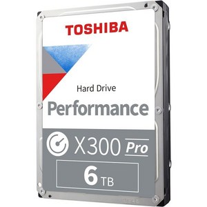 창의적인 전문가를 위한 Toshiba X300 PRO 16TB 대용량 워크로드 성능 3.5인치 내장 하드 드라이브 – 연간 최대 300TB의 워크로드 속도 CMR SATA 6G, Pofessional Wokstation, Had Dive_6 TB