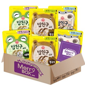 오뚜기밥 밥친구 3종 세트 {불고기+야채+김자반}+메세지카드, 33.3g, 1세트
