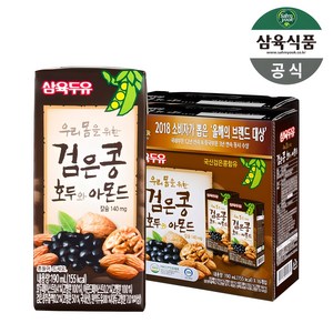 삼육 검은콩 호두&아몬드두유 190ml, 32개