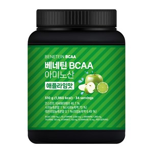 베네틴 BCAA 7000 필수 아미노산 보충제 애플라임맛, 510g, 1개