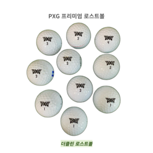 [프리미엄 로스트볼] PXG 화이트 혼합 10개/20개 A+/A 최장비거리 비거리전용 로스트볼 에이밍골프, 1개, 10개입, 화이트 혼합 A+/A