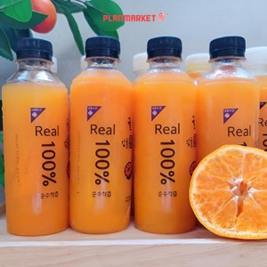 오늘장터 제주 천혜향 한라봉 감귤 100% 과즙 착즙 과일 주스 쥬스 340ml 12개입, 01. 한라봉 주스, 12개