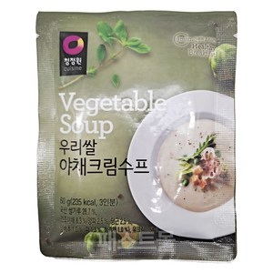 청정원 우리쌀 야채 수프, 60g, 1개