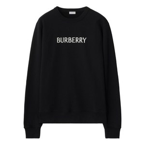 버버리 로고 코튼 스웨트셔츠, 블랙계열, Mid standard S(KR 95/100)