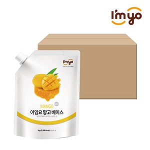 [아임요] 과일베이스1kg-망고, 1kg, 12개