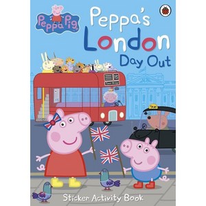 Peppa Pig: Peppa's London Day Out Sticke Activity Book : Packed with Flaps and Lots Mo..., Ladybid Books