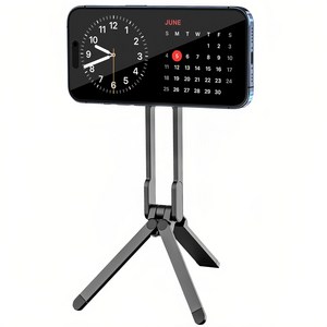 Seefer 매그세이프 호환 매그네틱 스마트폰 삼각대 360도 회전 알루미늄 셀카봉 휴대용 여행용 업무용 강력자석 신속장착 고안정성 촬영/ 생방송 /워크폼용 핸드폰 스탠드