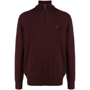 폴로랄프로렌 로고 자수 하이 넥 스웨터