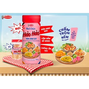 Vmat 베트남 매콤한 새우소금 과일소금 muoi hao hao, 1개, 122g
