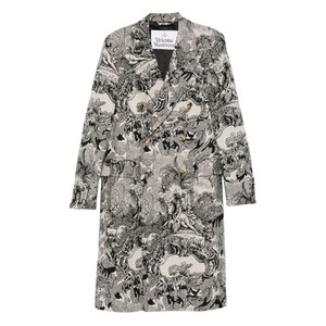 비비안웨스트우드 바로크 프린트 코트