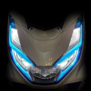 2021 혼다 PCX125 라이트필름 스티커 PCX 21년 튜닝용품 2022년, 2021 PCX, 블루(단색), 1개