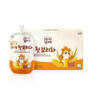 베베쿡 처음먹는 유기농 보리차, 120ml, 20개