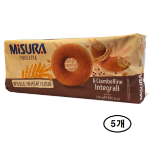 미주라 통밀도너츠, 230g, 5개