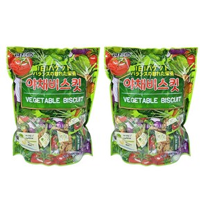 koloo 한진 야채 비스킷, 500g, 2개