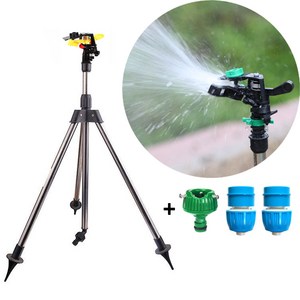 다이모공구 360도 회전 삼각대 스프링클러 쿨러 농업용 원예용 조경 /스프링클러용품, 1.스프링클러세트, 1-5 삼각대+각도조절PG-08, 1개, 혼합색상
