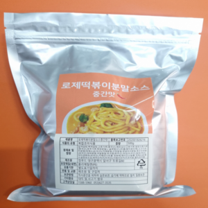 정푸드 떡볶이소스 로제중간맛, 1개, 500g