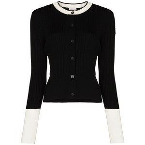 몽클레르 골지 니트 울 가디건, 블랙계열, Standard S(KR 55)