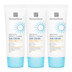 더마하우스 미백링클 3중기능성 에센스 썬크림 50ml 3개 SPF50+++(미백 주름개선 자외선차단) /에센스타입 촉촉한