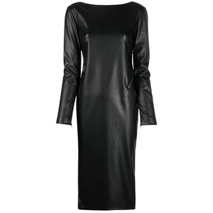 톰포드 지퍼 디테일 오픈 백 드레스