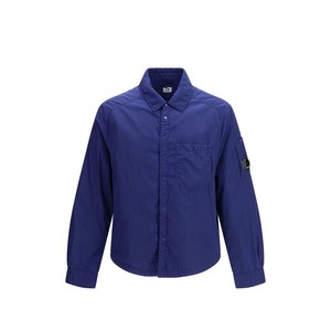 C.P.컴퍼니 크롬-R 패딩 렌즈 셔츠 재킷, 블루계열, Standard S