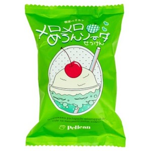 Pelican 메로메로 메론 소다 비누, 80g, 1개입