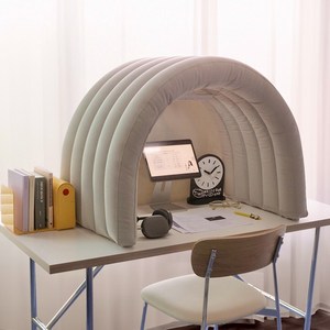 책상파티션 공기주입식 독서실책상 에어파티션 LED, 쿠룸 에어파티션 SET