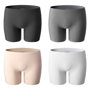 언더스미스 여성용 무봉제 드로즈 팬티 4종 세트