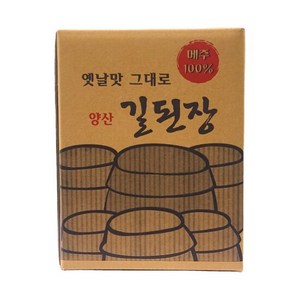 [원식품] 양산 길된장 재래식 된장 14kg, 1개