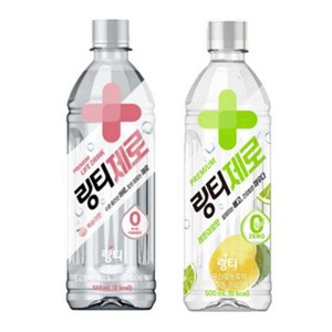 링티제로 복숭아12개+라임12개, 24개, 500ml