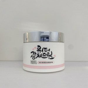 미엘 워터광채크림 주름미백 기능성 재생크림 물광 수분 속건조 고보습 100ml, 1개