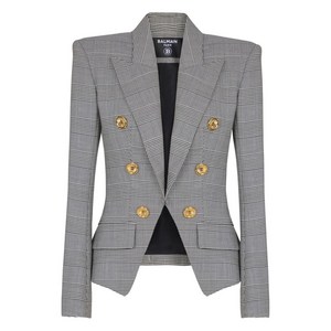 발망 프린스 오브 웨일즈 자카드 블레이저, 그레이계열+화이트계열, France 40(KR 66)