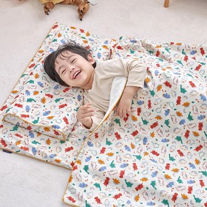 라텍스 낮잠이불세트 토들러_어린이집 낮잠이불 세트 분리형, 거즈세트-베이비디노