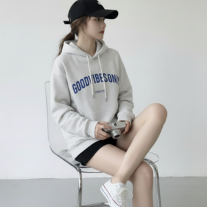 쁘띠엘라 여성 후드 맨투맨 티셔츠 봄 간절기