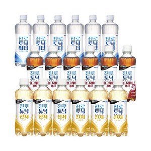 진로 토닉워터 300ml 6개+얼그레이홍차 300ml 6개+진저에일 300ml 6개