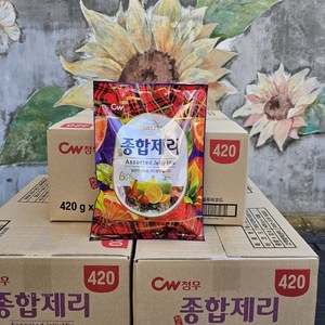 청우식품 제리종합, 420g, 4개