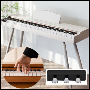 벨라뮤직 강한키감 전자피아노 디지털피아노 신디사이저 88건반 키보드, 고급(다리+의자포함), 화이트, 1개