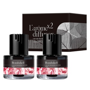Larome 심지타입 차량용 디퓨저 120ml 2개입, 밤쉘, 1세트