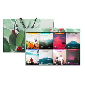 일킬로커피 드립백 선물세트, 드립백 8종, 1세트