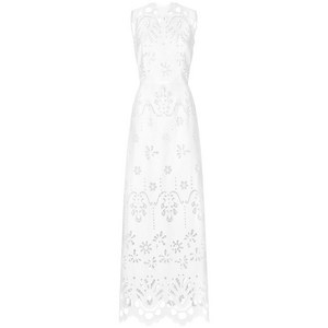 돌체앤가바나 컷아웃 스트레치 맥시 드레스, 화이트계열, Italy 44(KR 66)