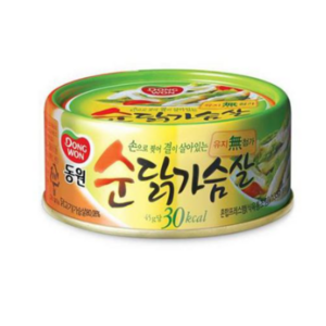 동원 순닭가슴살 135g x 1캔, 4개