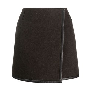 골든 구스 하이웨이스트 버진 울 스커트