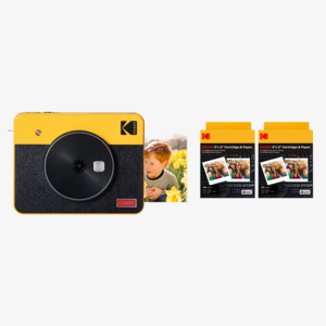 코닥 미니샷 3 레트로 폴라로이드 카메라 + 카트리지 60매 번들(yellow), C300R